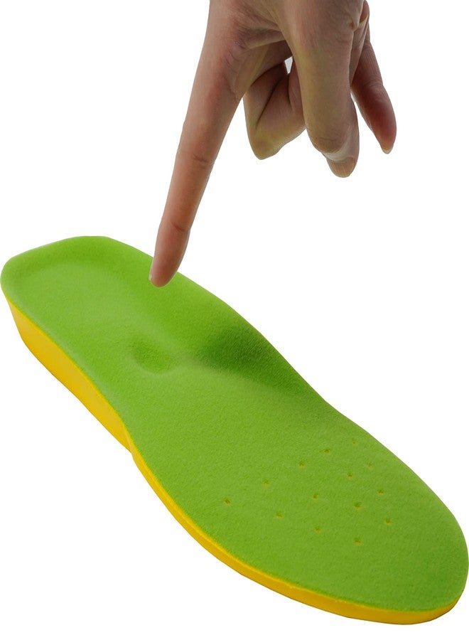 Happystep 1 Pair Wide Fit Insoles Plantar Fasciitis Orthotics PU Memory Foam Comfort Shoe Inserts for Men and Women, Cushioned Arch Support, Shock Absorption and Foot Pain Relief (US Men Size 13-15) - Image 5